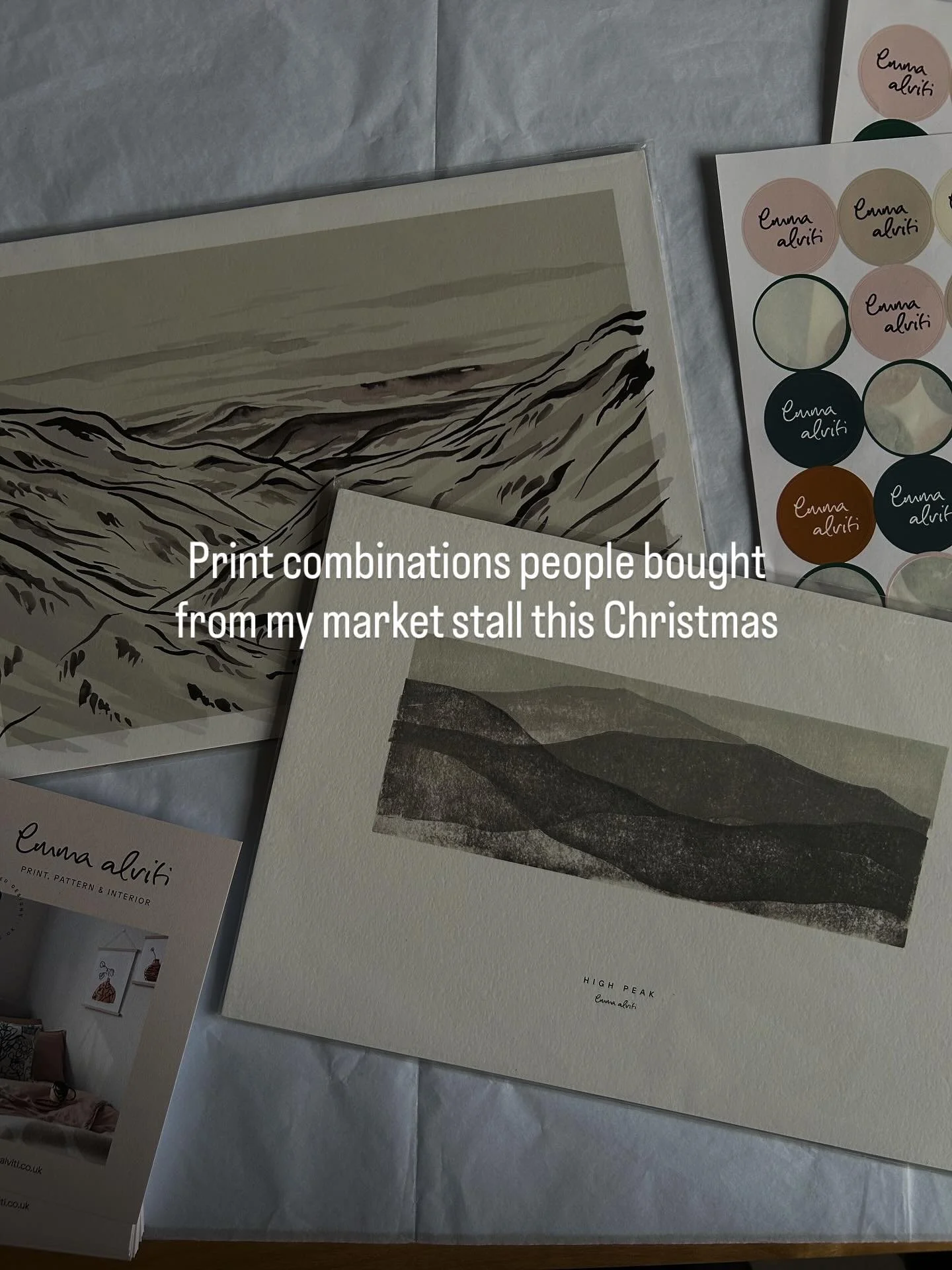 I love seeing the print combinations people put together at markets and hearing about where they&rsquo;re going to put them at home. My markets are all wrapped up for the year, but you&rsquo;ve got until Friday to get your order in online - select fi