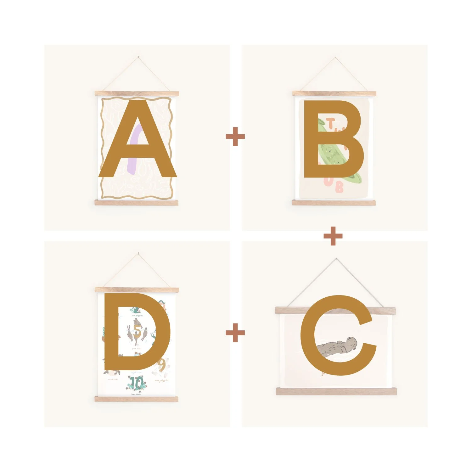 A simple formula for selecting your twin nursery art prints