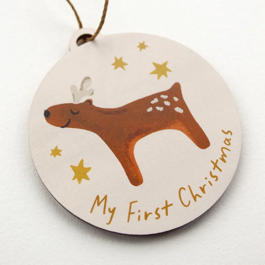 My First Christmas Ornament angle close up