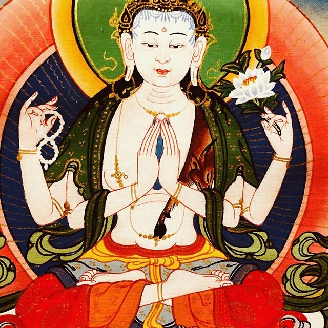 As this decade closes I&rsquo;d like to share with you this beautiful image of Avalokiteśvara, symbol of great compassion .
It has been a touch stone for me in my own life and practice .
Without compassion, kindness and love , who are we ? 
I am supr