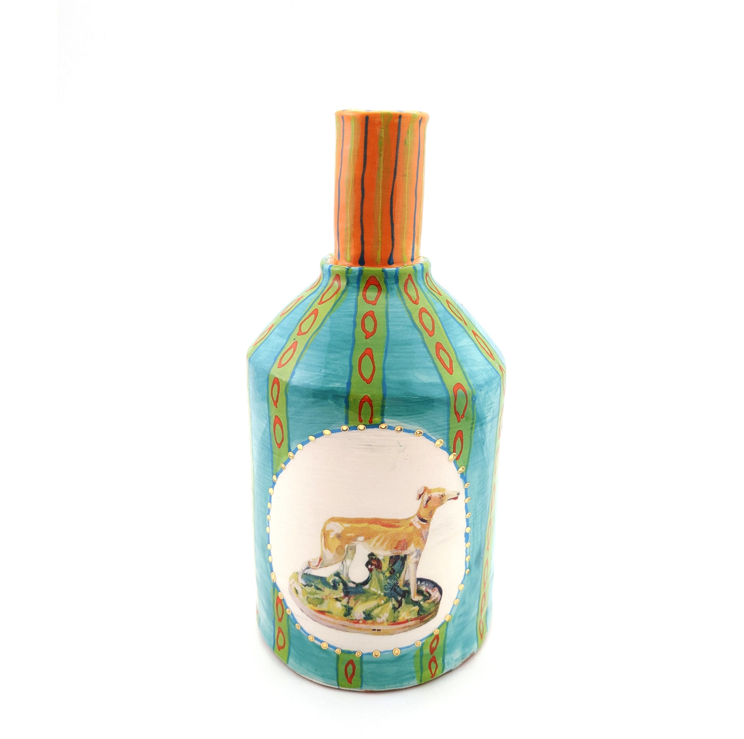 Striped bottle