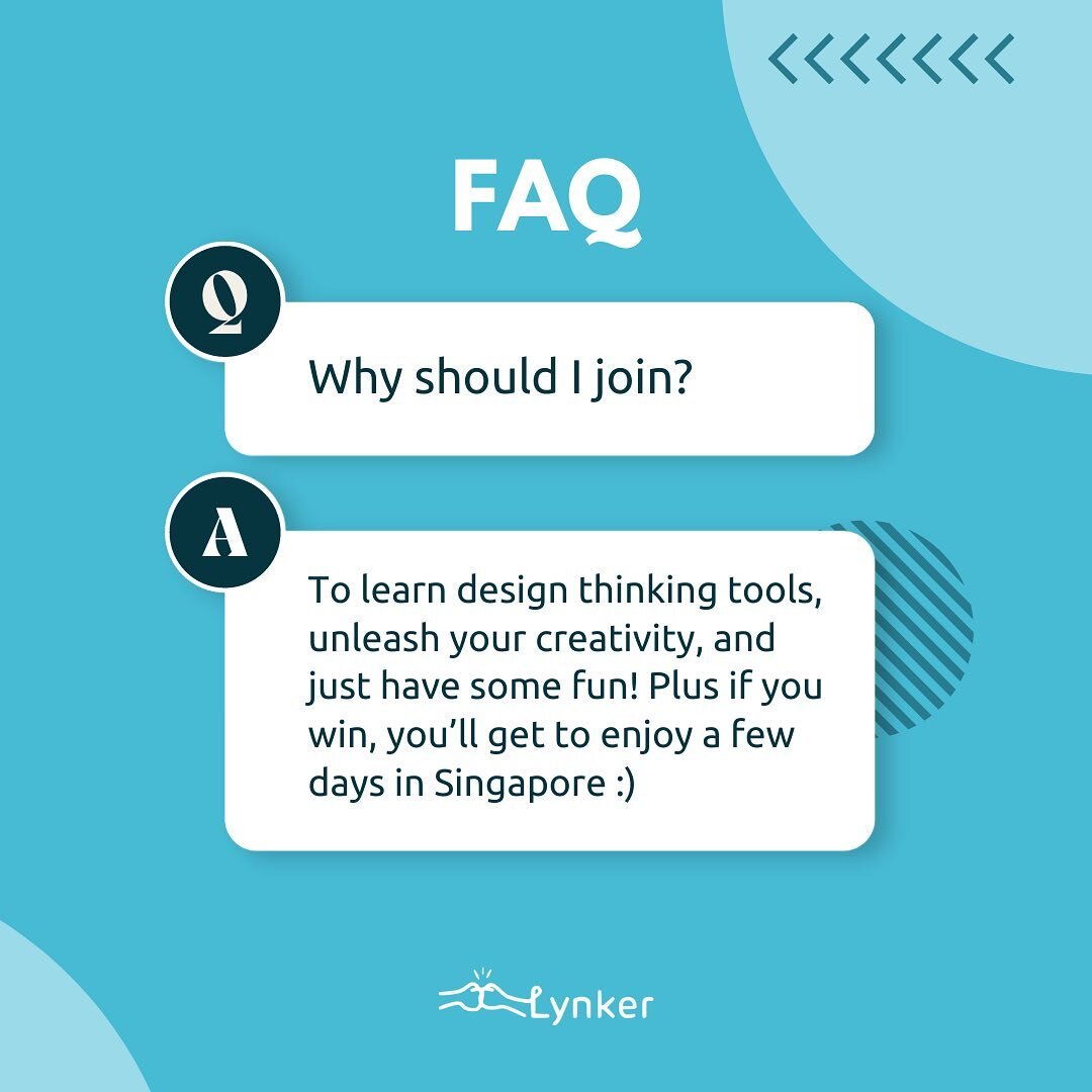 ❗️Only 1 WEEK LEFT to sign up for Redesign HK

With that said, here are some of your questions answered!

Registering is simple! Click on the link in our bio or visit www.lynker.co/redesign-hk
-
#LynkerHK #redesignhk #nonprofitorganization #NGO #社會企業