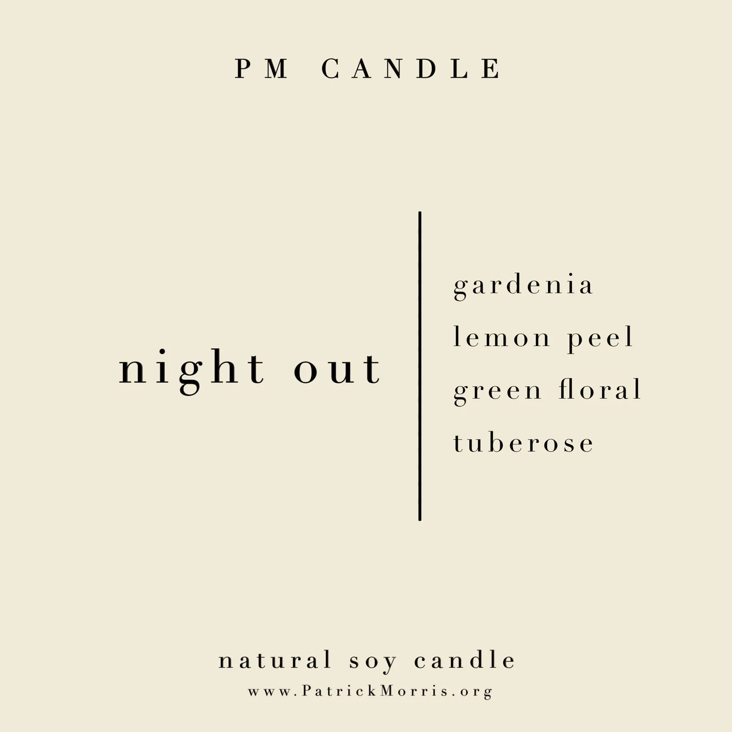 Night Out- 

Gardenia + Jasmine — pmcandles