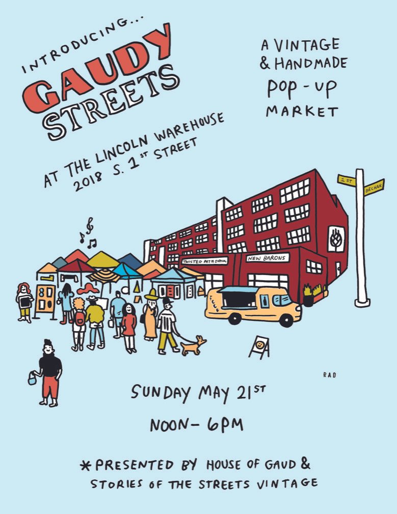 May 2024 poster designed by Rad Illustrates