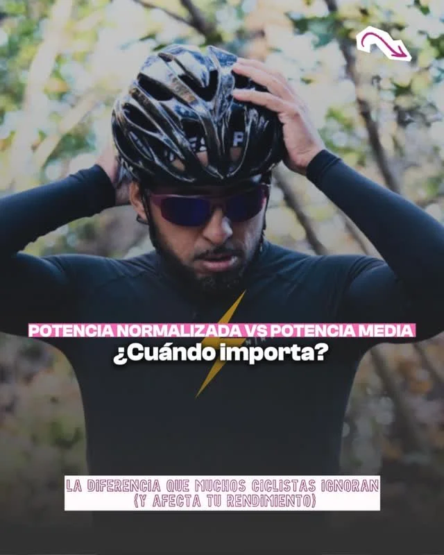 ⚡ Potencia Media vs Potencia Normalizada

No es lo mismo y confundirlas puede arruinar tu progreso.

👉 La potencia media funciona bien cuando el esfuerzo es constante: rodillo, llano, ritmo estable.

👉 La potencia normalizada es la que te dice lo c