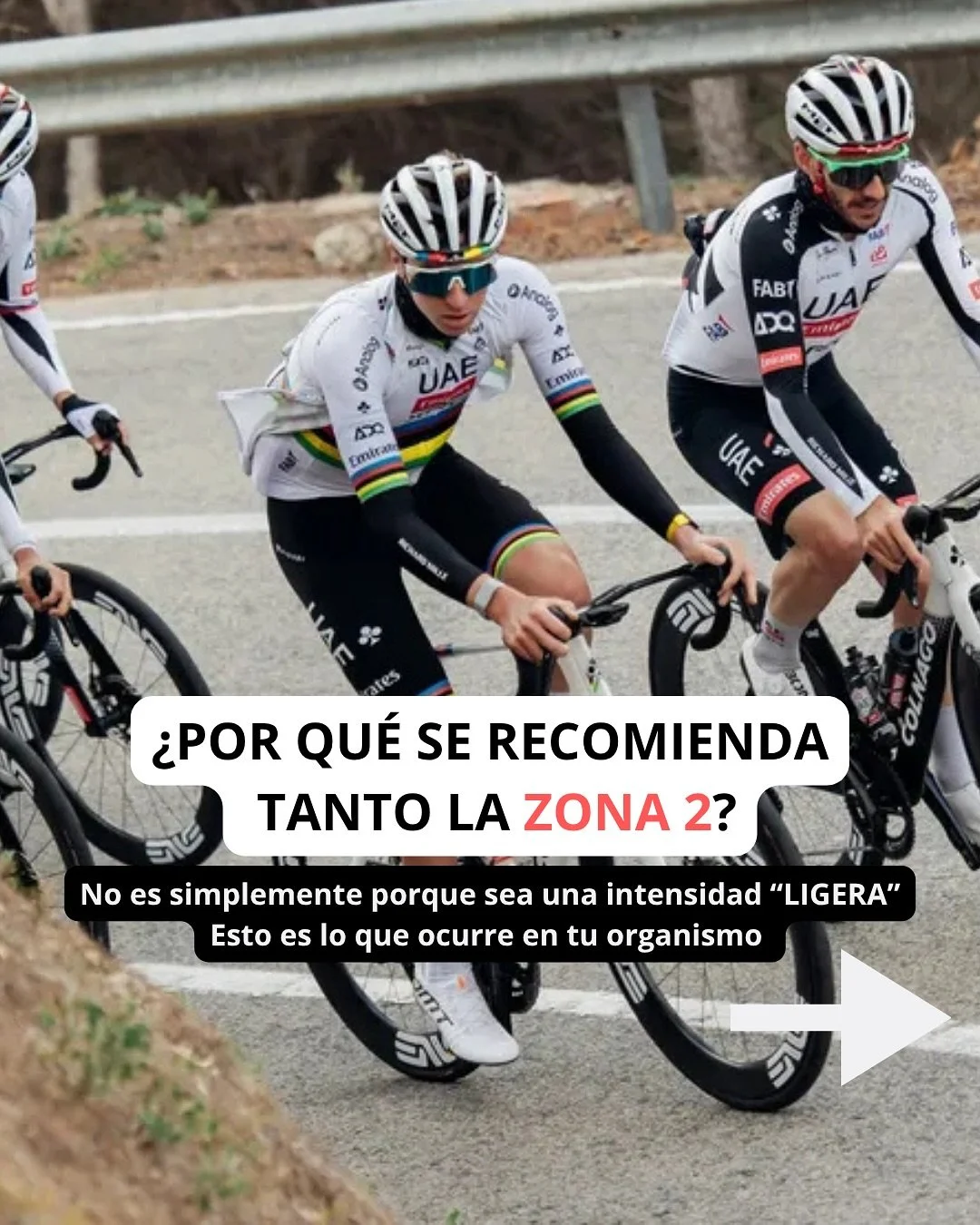 👇 Comenta &ldquo;ZONA&rdquo; y te explico c&oacute;mo deber&iacute;as entrenar ahora al principio de la temporada de ciclismo 🚴 para desarrollar tu base aer&oacute;bica y mejorar tu FATmax.