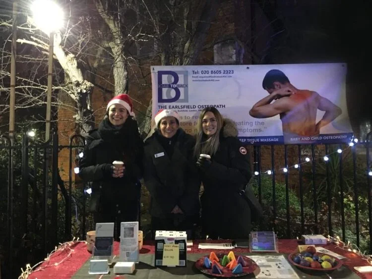 The Christmas Fair in Earlsfield. Back to Back was there supporting the community.