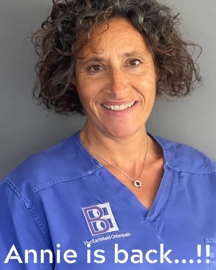 We're delighted to welcome Annie back to the clinic next week, following her extended recovery after knee surgery. Annie has been greatly missed by so many of you, and we know you'll join us in giving her a wonderful welcome back.

#osteopath #osteop