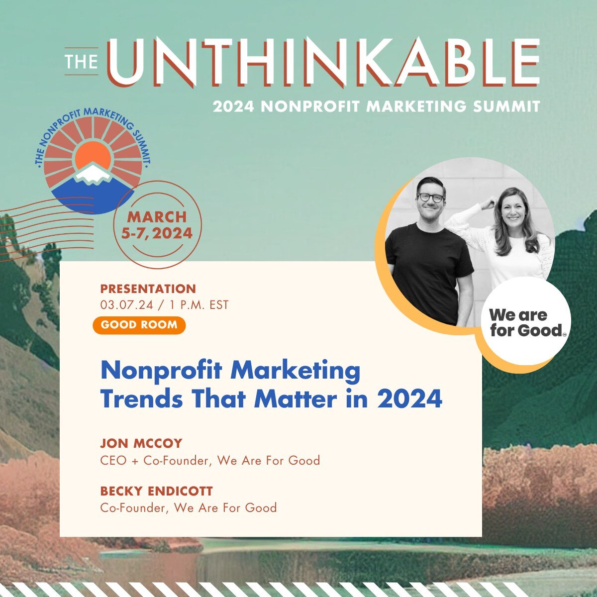 Join Jon and Becky during @communityboost's Nonprofit Marketing Summit this Thursday as they share the Nonprofit Marketing Trends That Matter in 2024. We&rsquo;re sharing how you can shift your mindsets to meet the moment, tips for success and exampl
