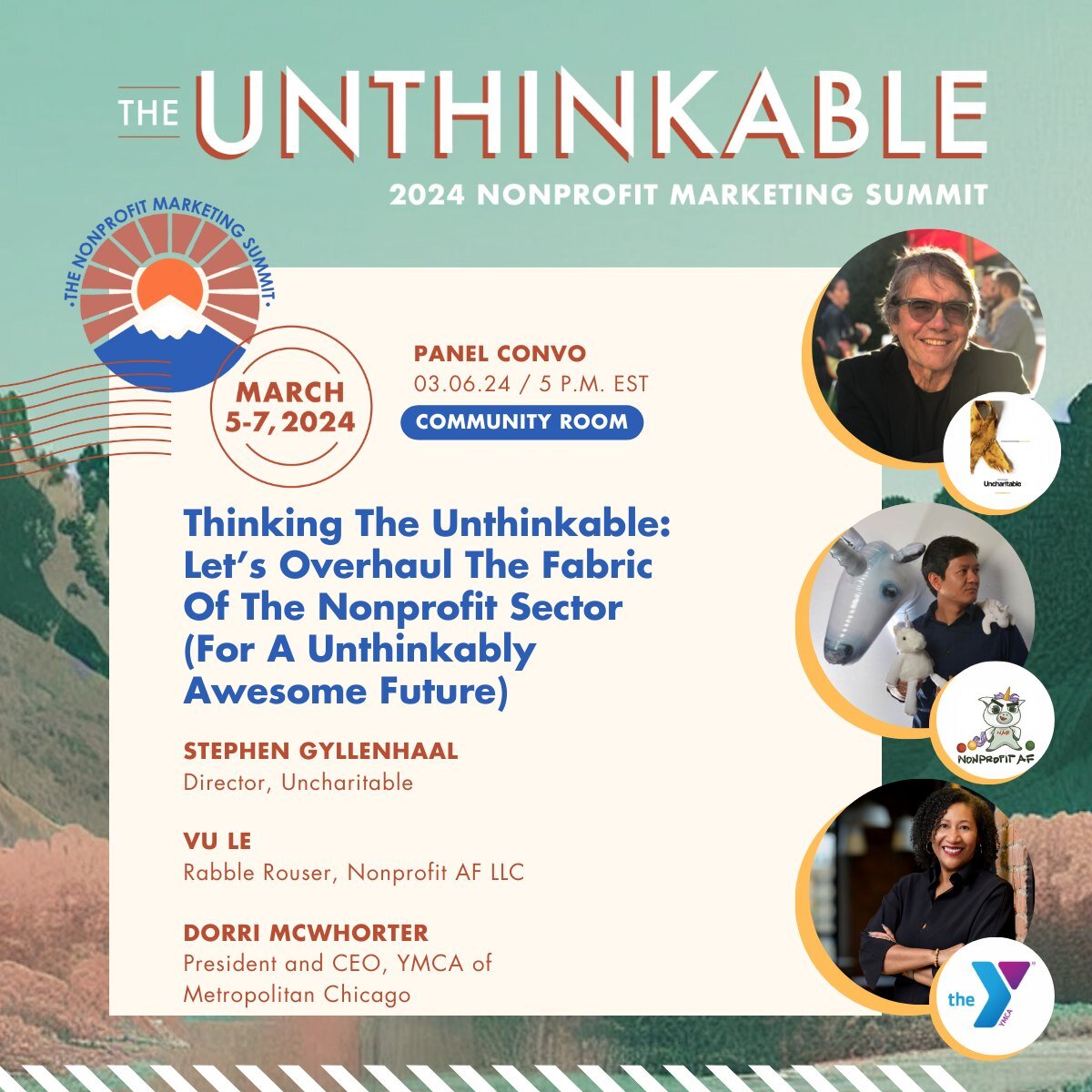 Join Jon and Becky later today for a conversation with Vu Le (@nonprofitaf), @stephengyllenhaal (@uncharitablemovie), and @chiccpa (@ymcachicago) as we dig deep into the fabric of nonprofit work in today&rsquo;s culture to uncover the ways the sector