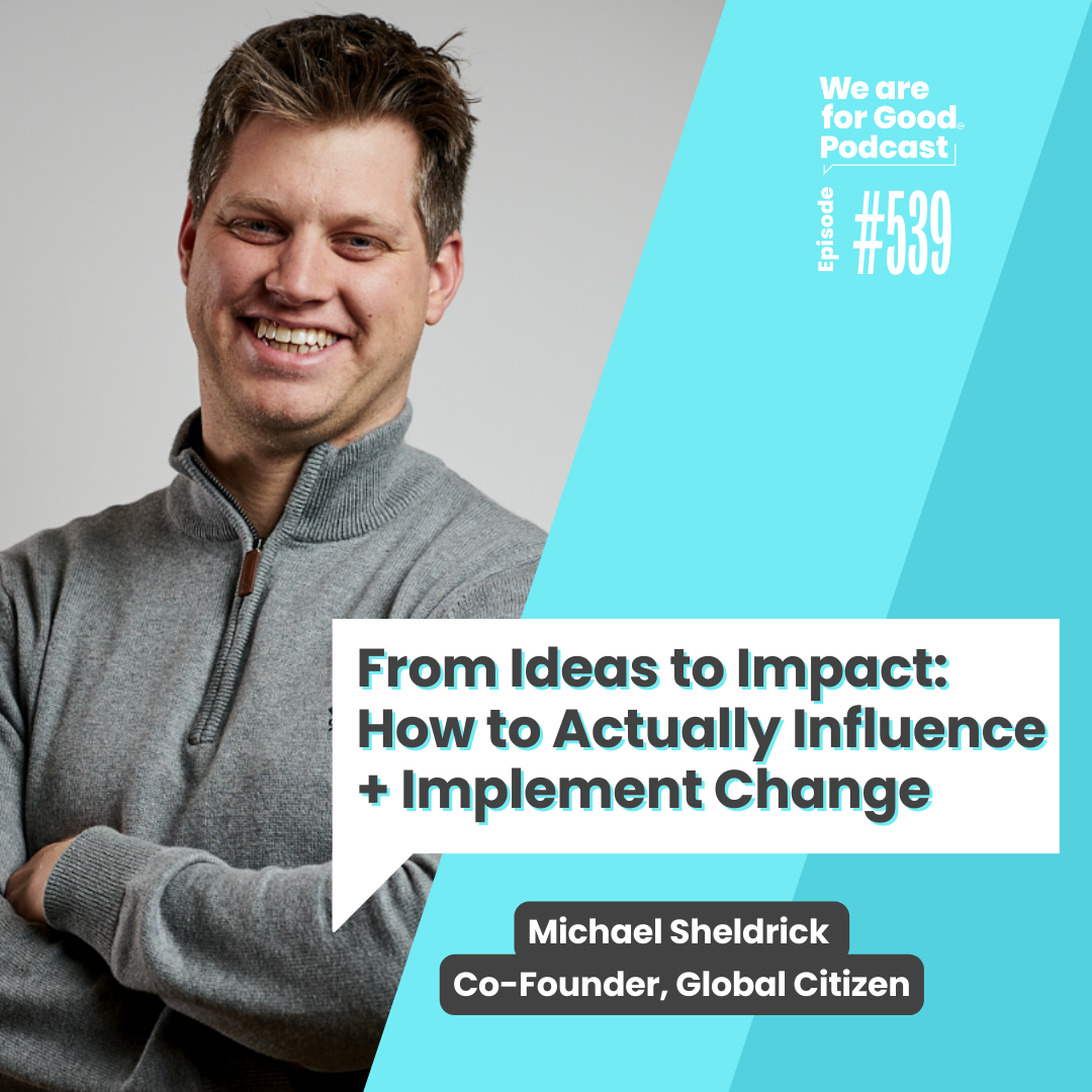 539. From Ideas to Impact: How to Actually Influence + Implement Change - Michael Sheldrick, Global Citizen