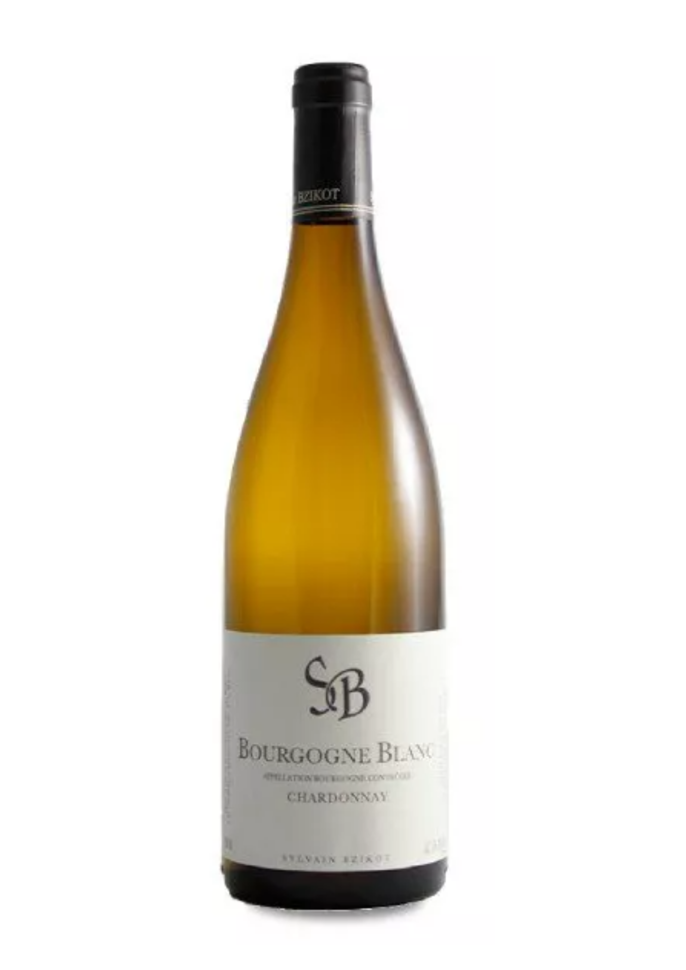 Bourgogne Blanc Chardonnay. Domaine Sylvain Bzikot, Burgundy. France.