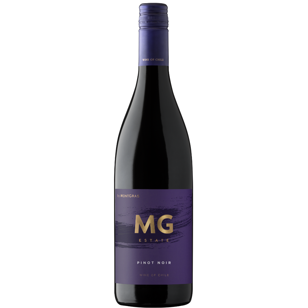 Pinot Noir. MG Estate, Montgras, Central Valley, Chile