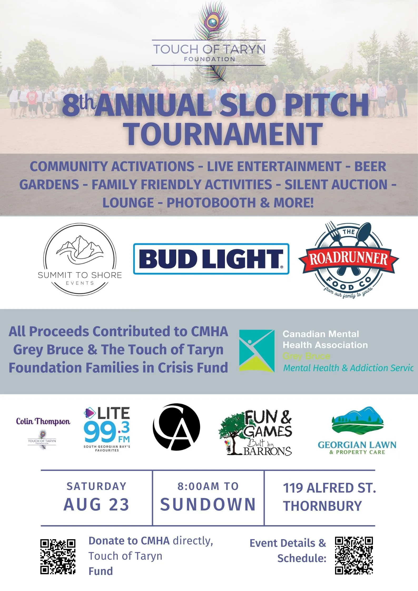 8th Annual Charity Slo-Pitch Tournament 