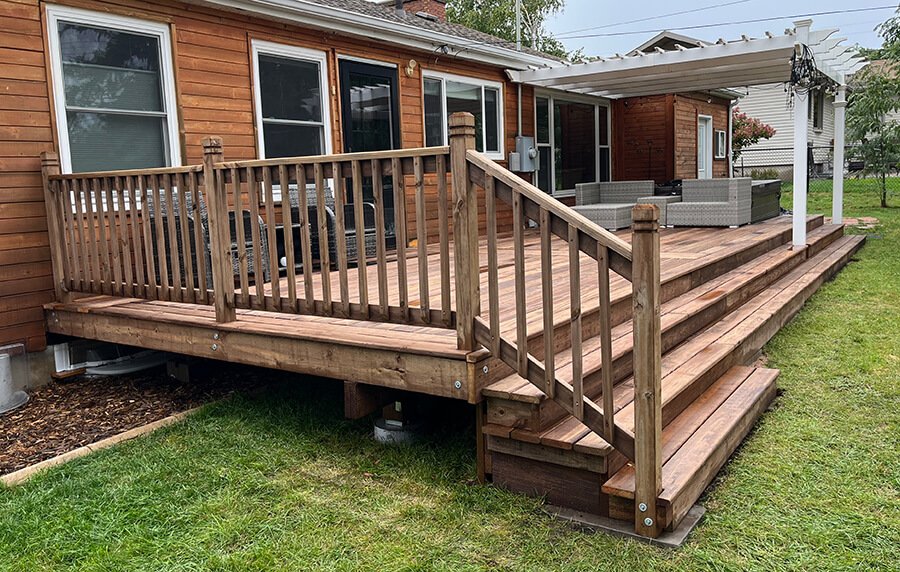 Composite vs. Pressure-Treated Decking for a Bismarck Deck