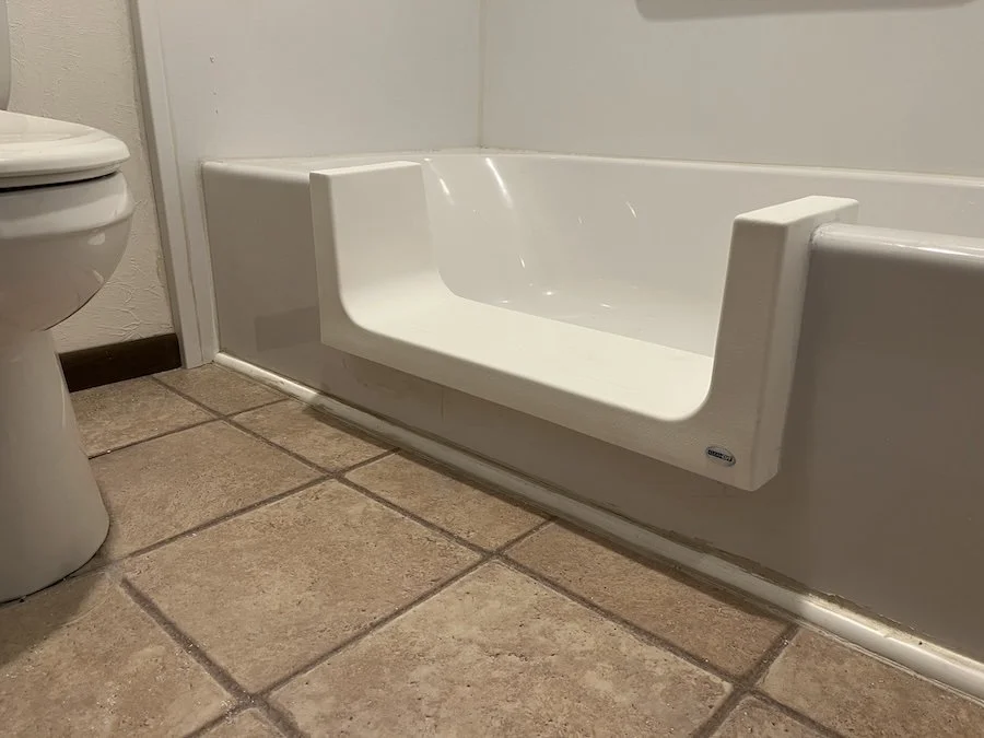 Aging in Place: Converting a Tub to Step-In Shower Entry in Bismarck