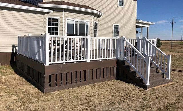 Composite deck construction