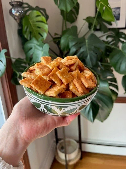 Buttery Gouda Crackers