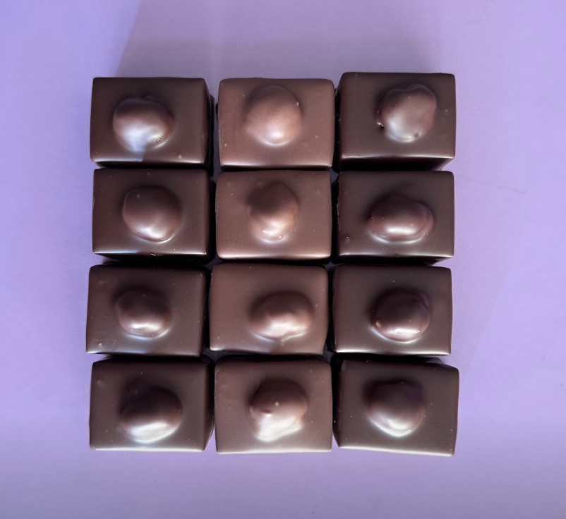 Hand dipped Chocolate Hazelnut Nougat