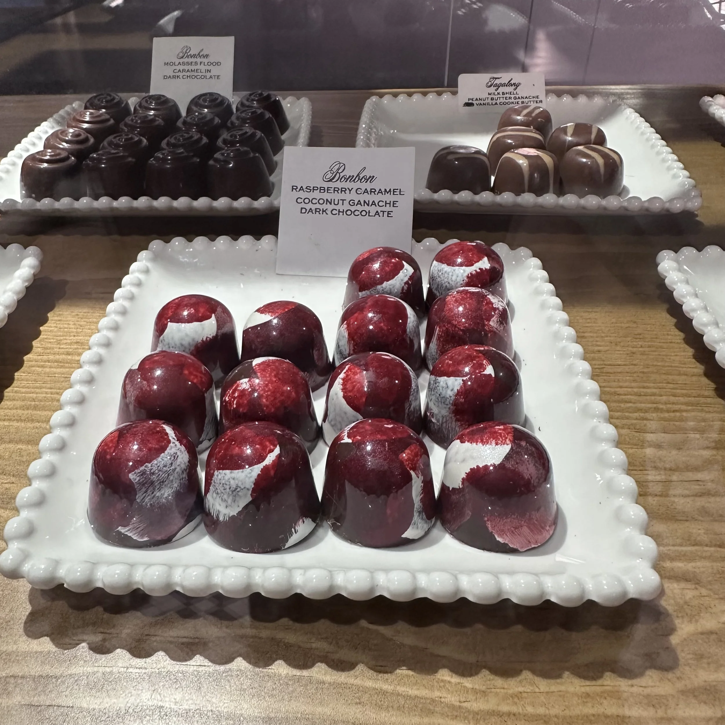 Raspberry Coconut Bonbons