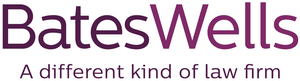 Bates Wells logo with the tagline 'A different kind of law firm' underneath.