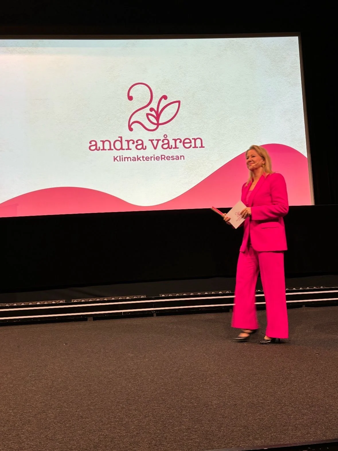 Sanna Balsvik moderator för Klimakterieresan, i Göteborg