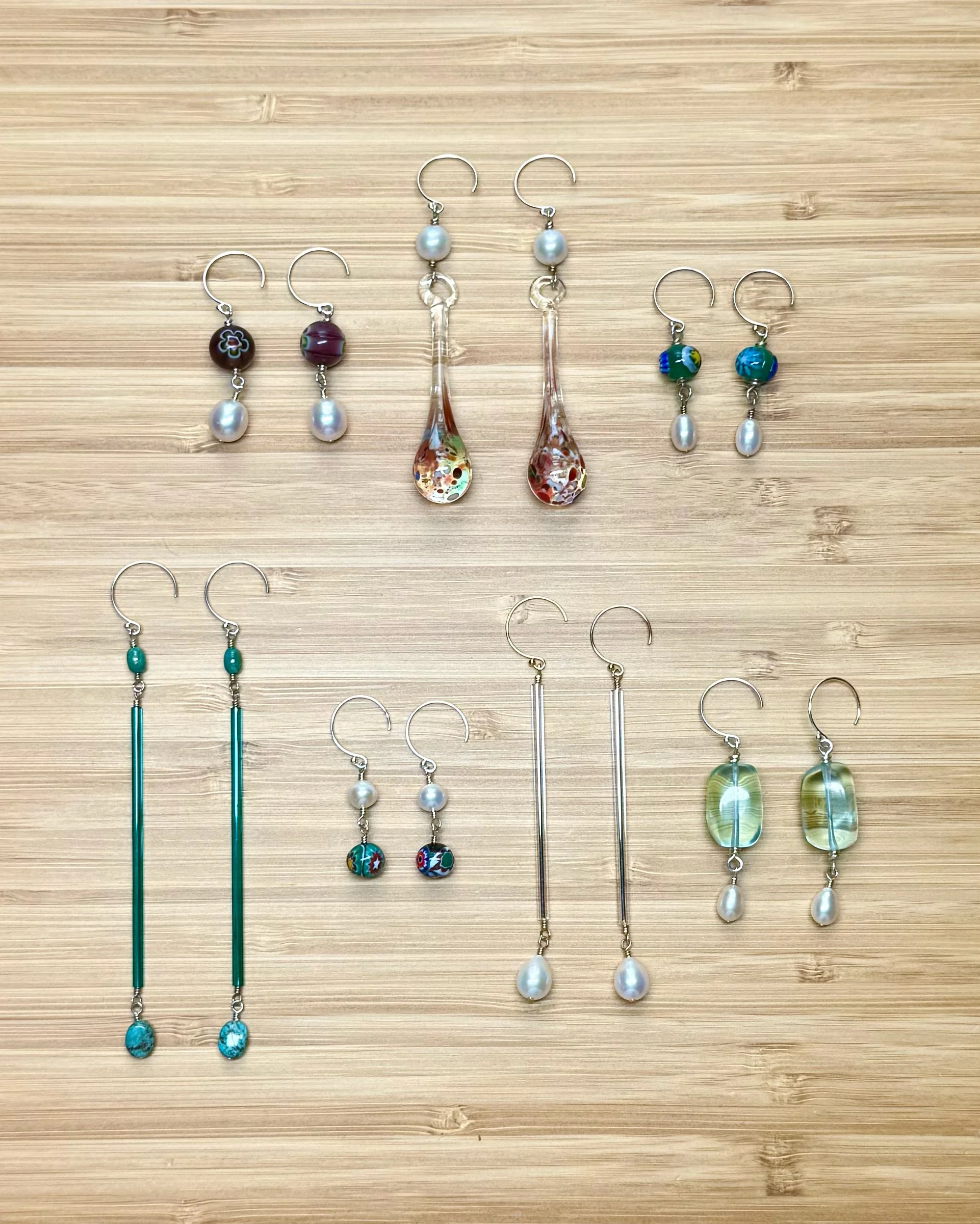 mixed earrings // sample sale