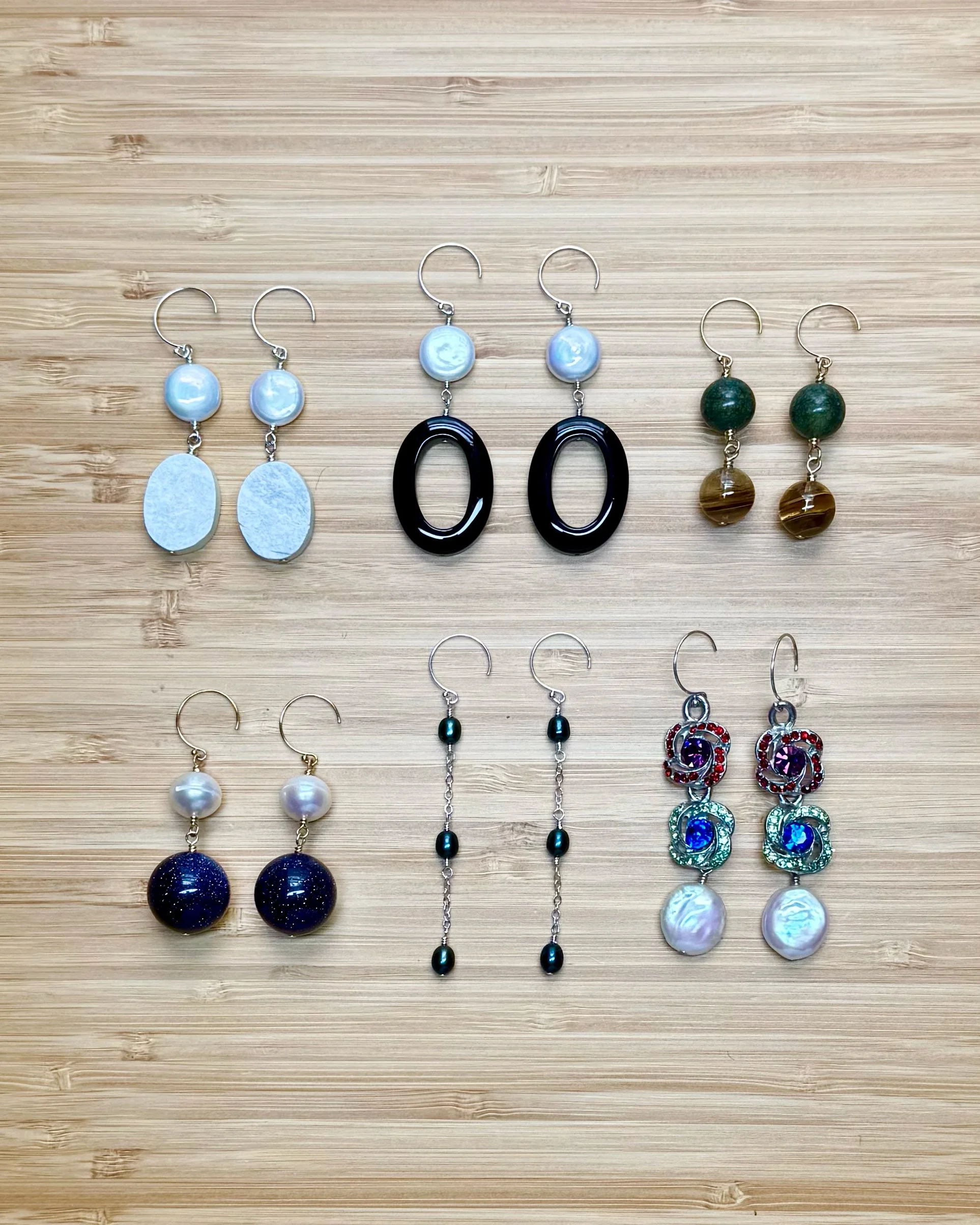 mixed earrings two // sample sale