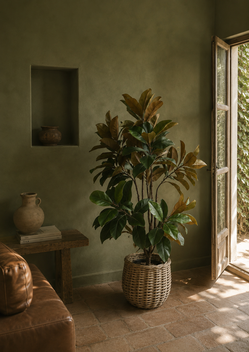 Magnolio Artificial 165cm - Tacto Natural