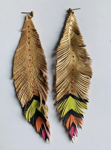 TROPICAL LEATHER FEATHER COLLECTION (PRE-ORDER)