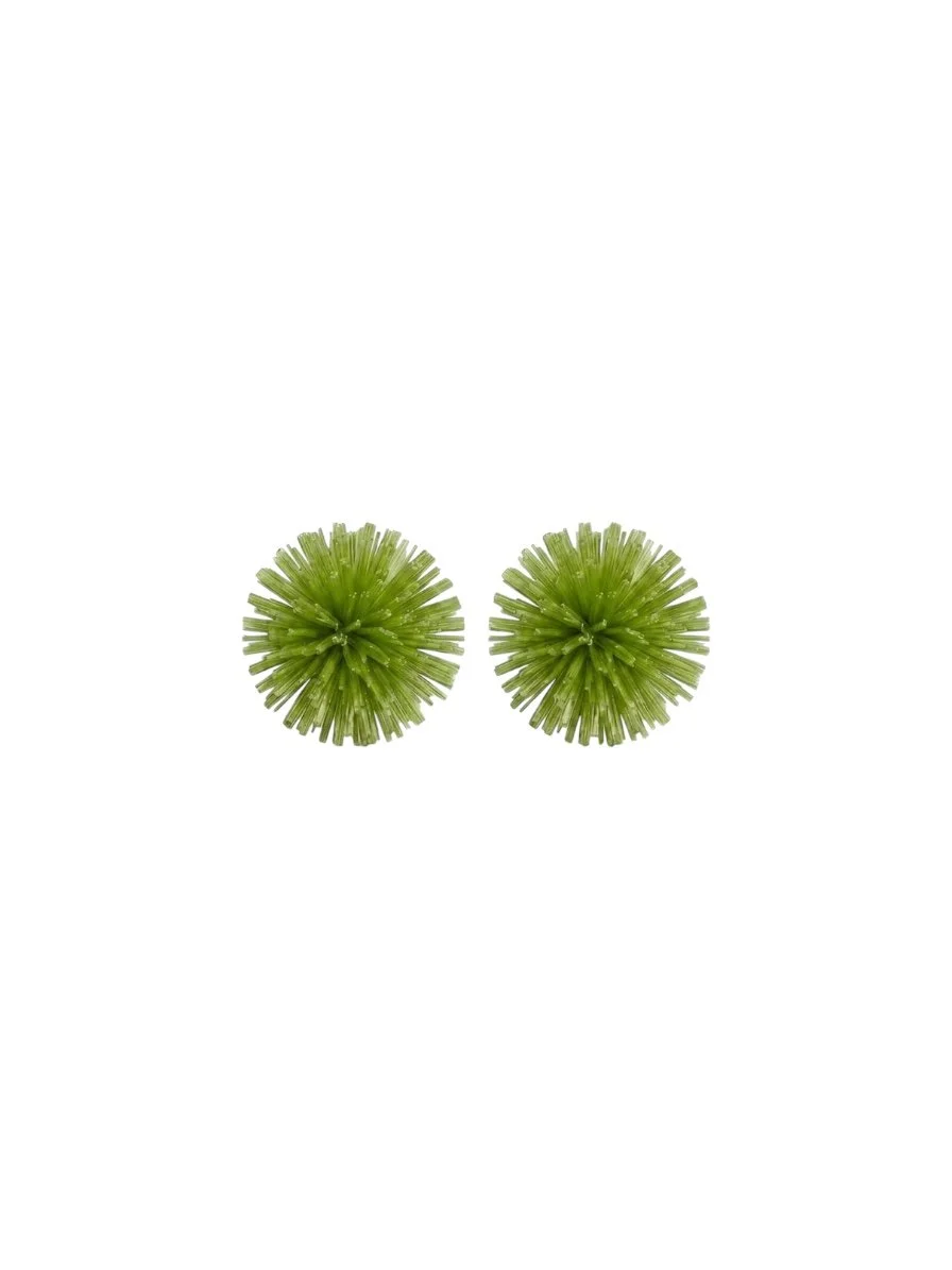 PISTACHIO POP STATEMENT EAR CLIPS