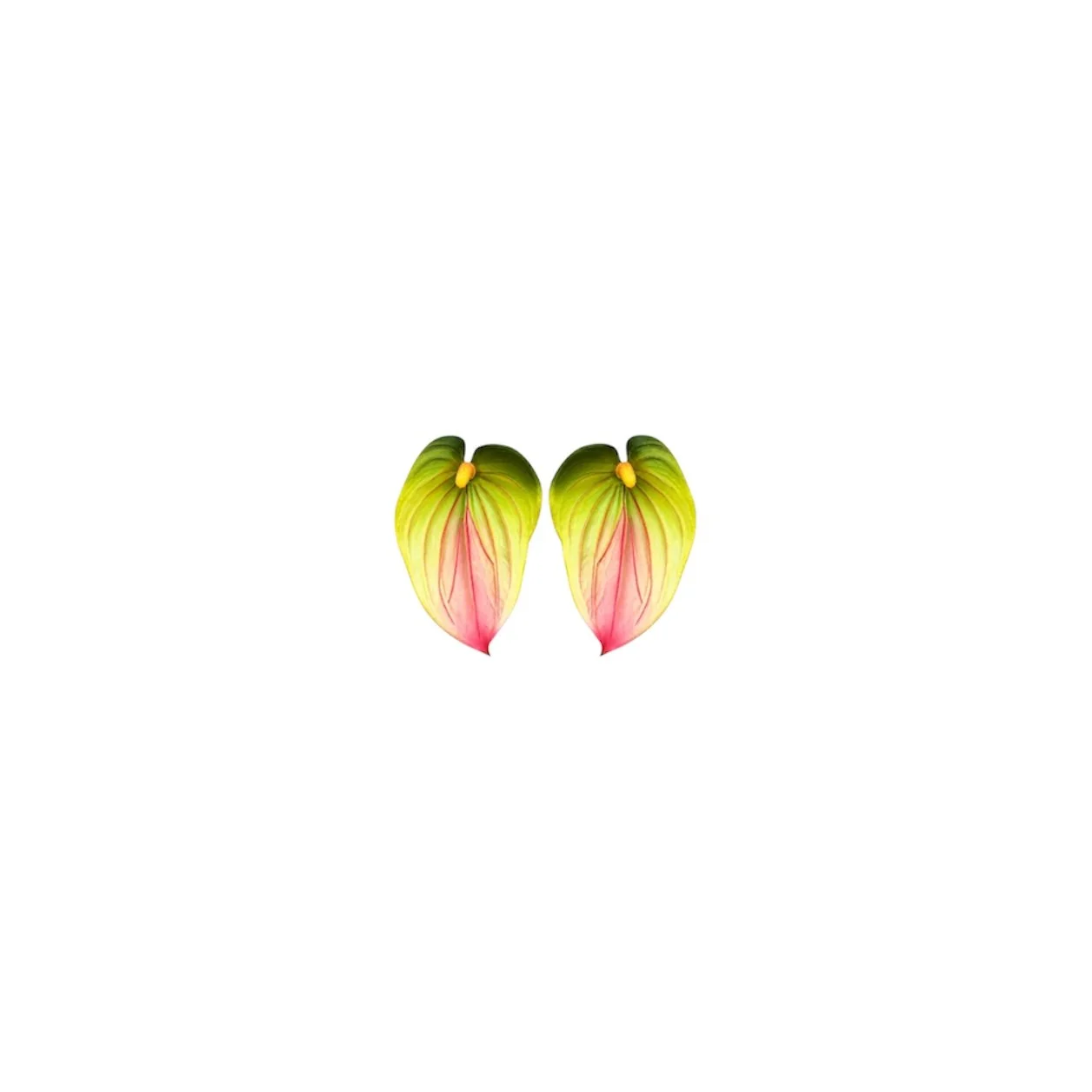 Matcha Blossom Statement Ear Clips