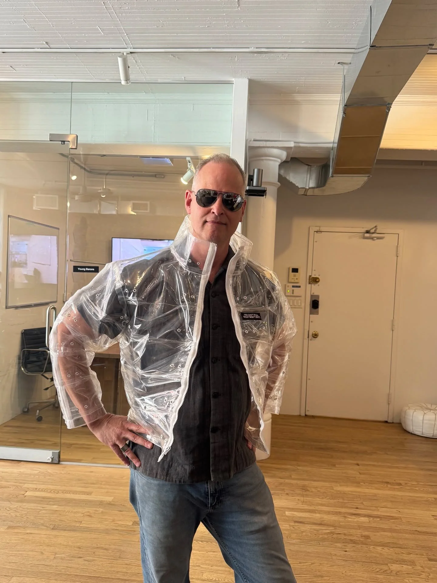 When you go to Uncommon NY only to wear a cockroach jacket✨