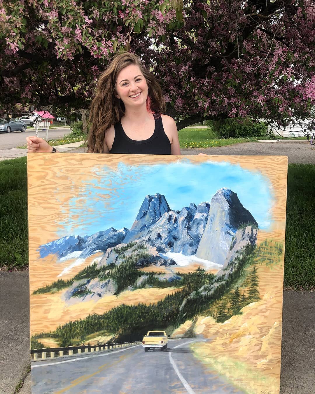 I have never known a life without nature or art. Growing up in the heart of the Cascade mountains, I drew inspiration from my surroundings from a young age. My paintings are a captured moment in time: a frozen memory that I can forever look back on a