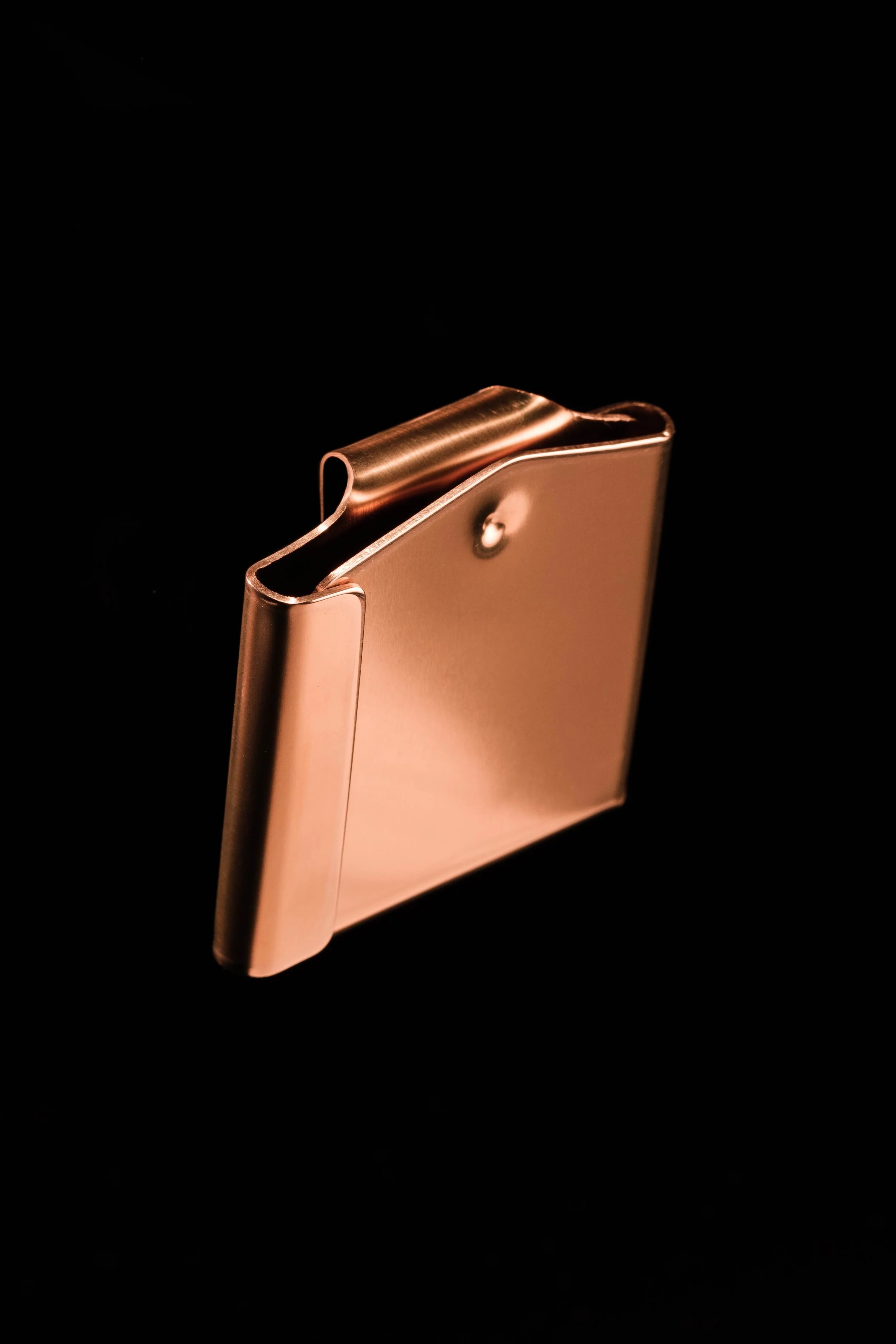 Copper case antimicrobial keychain tool for germs on high-touch surfaces