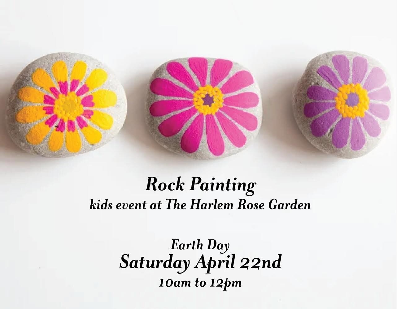 Please join us this Saturday 4/22 (Earth Day 🌎) with your little ones for rock painting! All supplies will be provided. We hope to see you there!