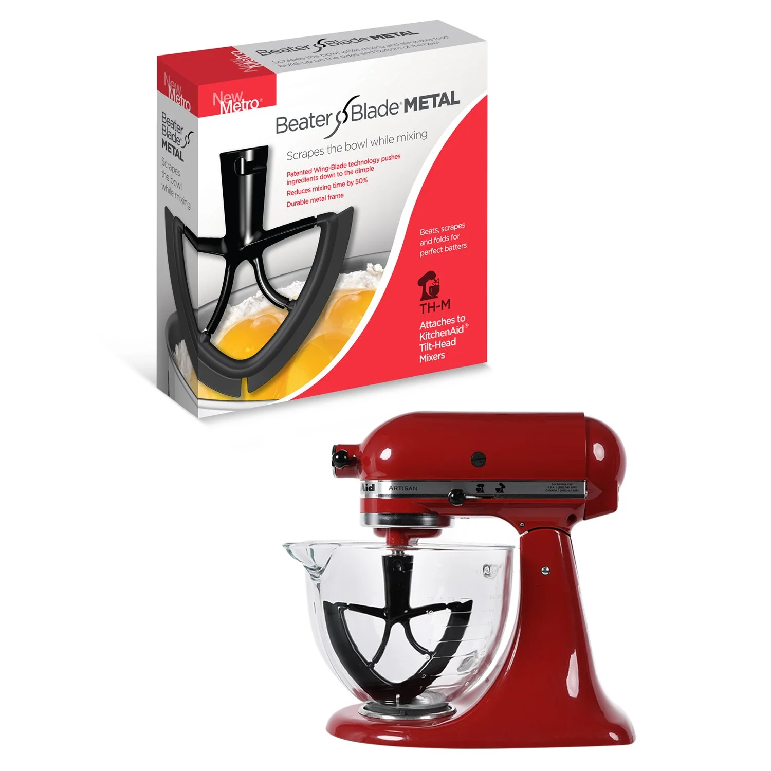Shop BeaterBlade AllinOne beater to mix, beat, fold, and scrape