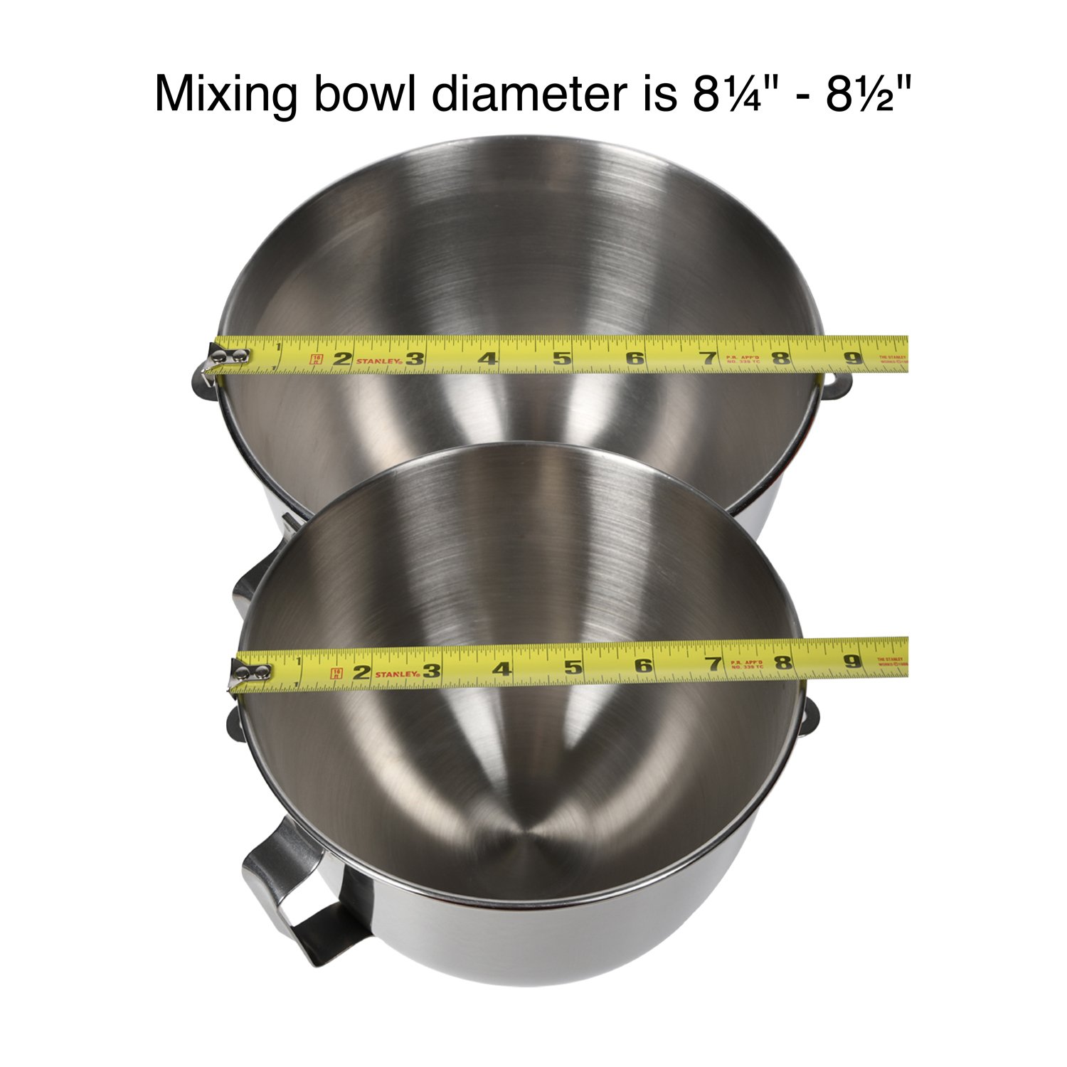 Plastic Frame KA-5L BeaterBlade / Fits KitchenAid Bowl-Lift Mixer 5-QT  mixer / Bowl Diameter up to 8.5 — BeaterBlade