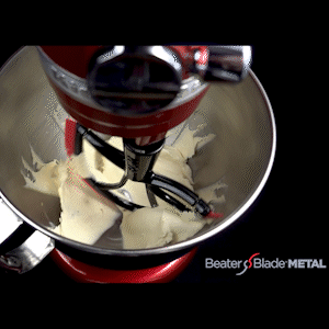 TH-M BeaterBlade Metal / Fits KitchenAid 4.5 & 5-QT Tilt-Head Mixers / Fits  5-Qt Glass Bowls too — BeaterBlade