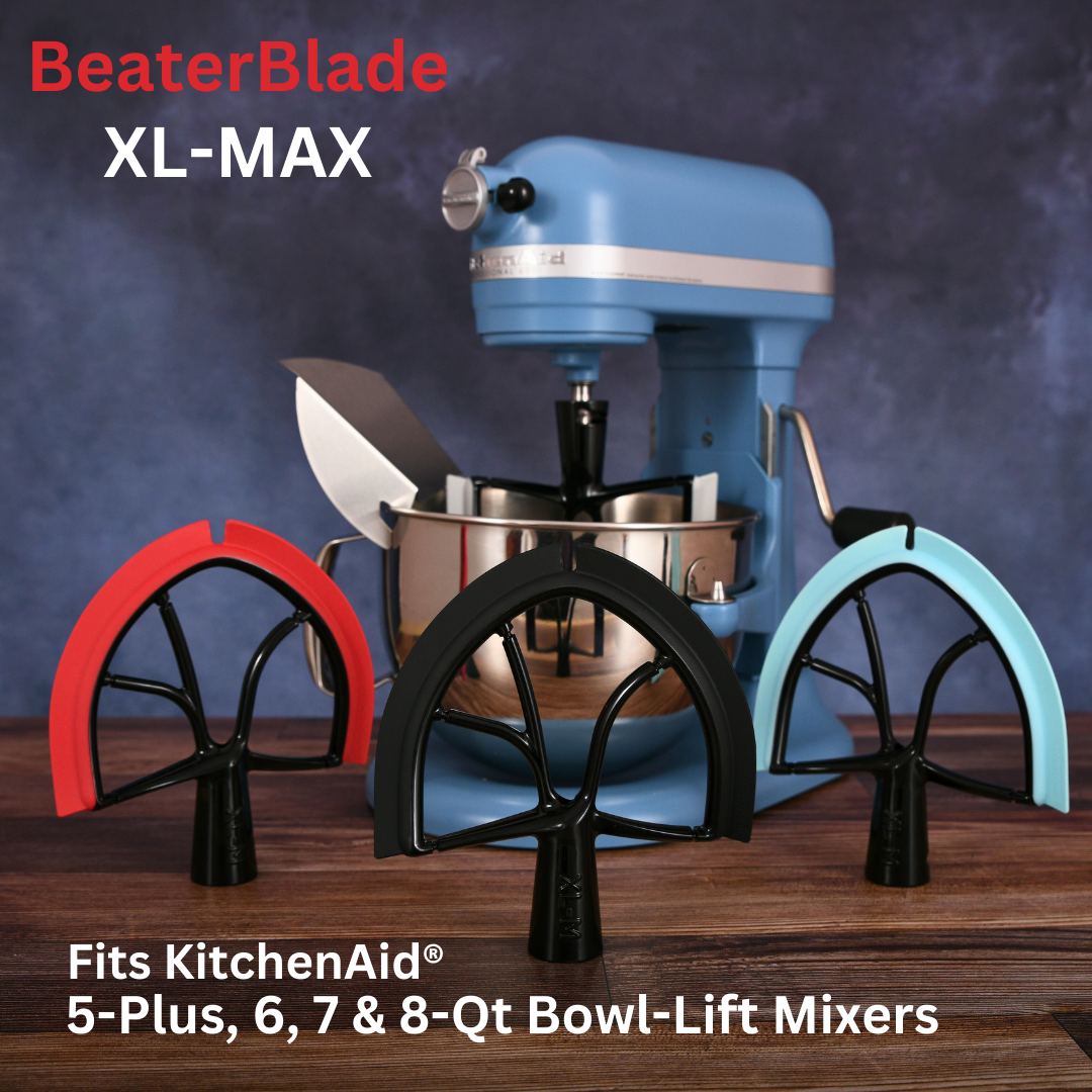 5L-M BeaterBlade Metal / Fits KitchenAid 5-QT Bowl-Lift Mixers / Bowl  Diameter up to 8.5-inches — BeaterBlade