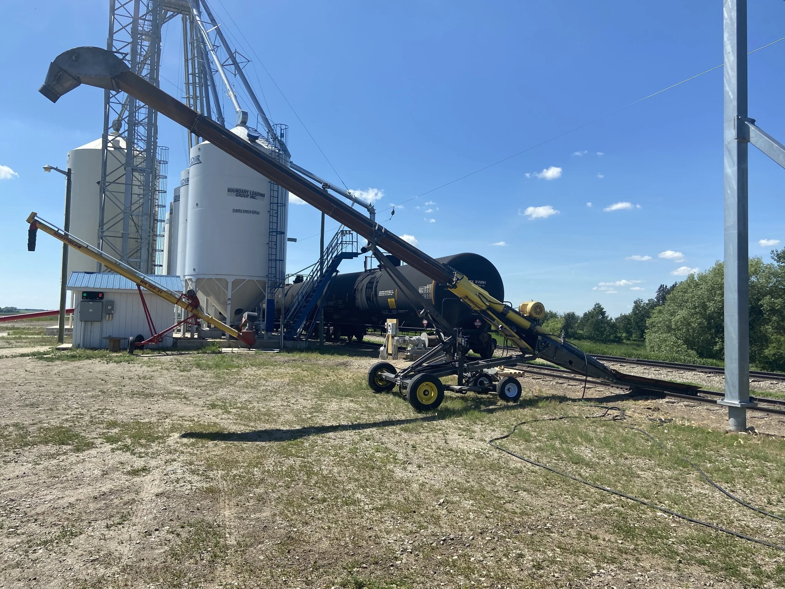 Soaring Eagle Grain Equipment The Ultimate Swinging Drive Over Conveyor