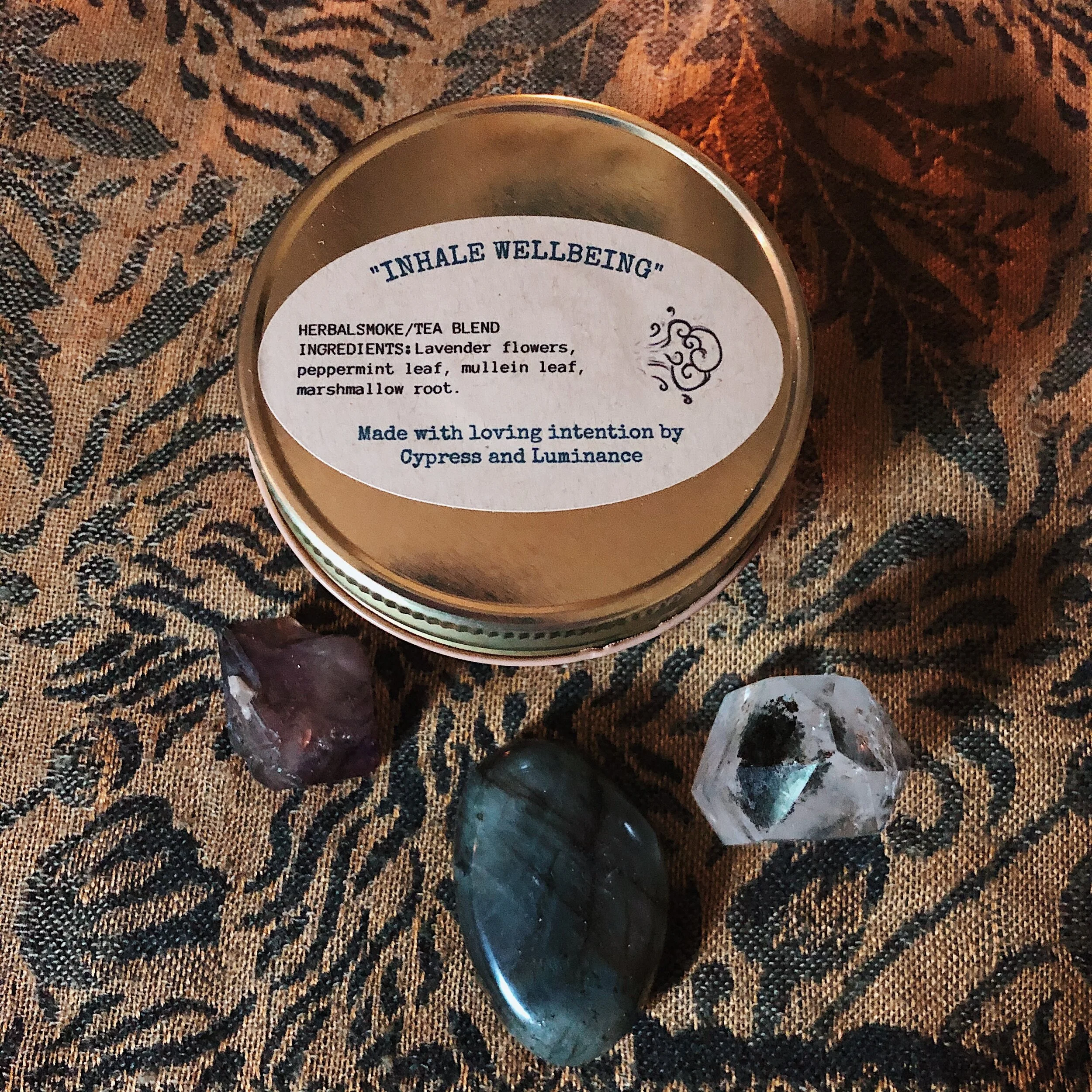 "Inhale Wellbeing" Herbal Smoking Blend