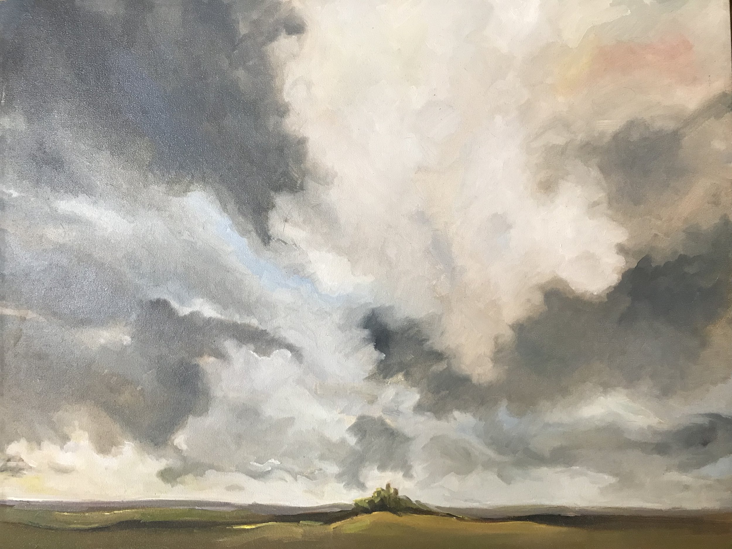 Fin de journée au champs