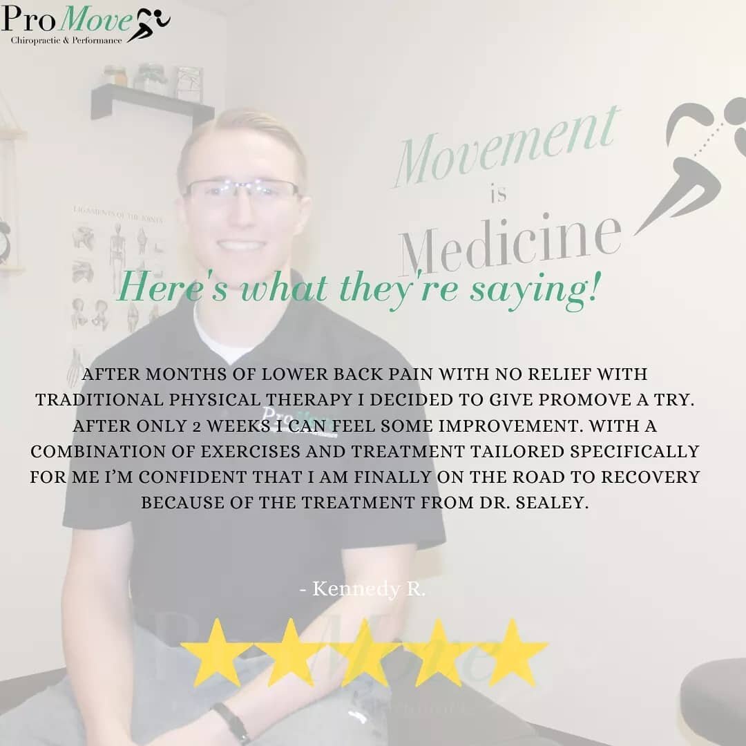 &quot;With a combination of exercises and treatment tailored specifically for me I'm confident I'm finally on the road to recovery&quot; 

Tuesday Testimonials 🤜🤛

Have a heck of a day!!

#promovechiroperformance #omahachiropractor #physicaltherapy