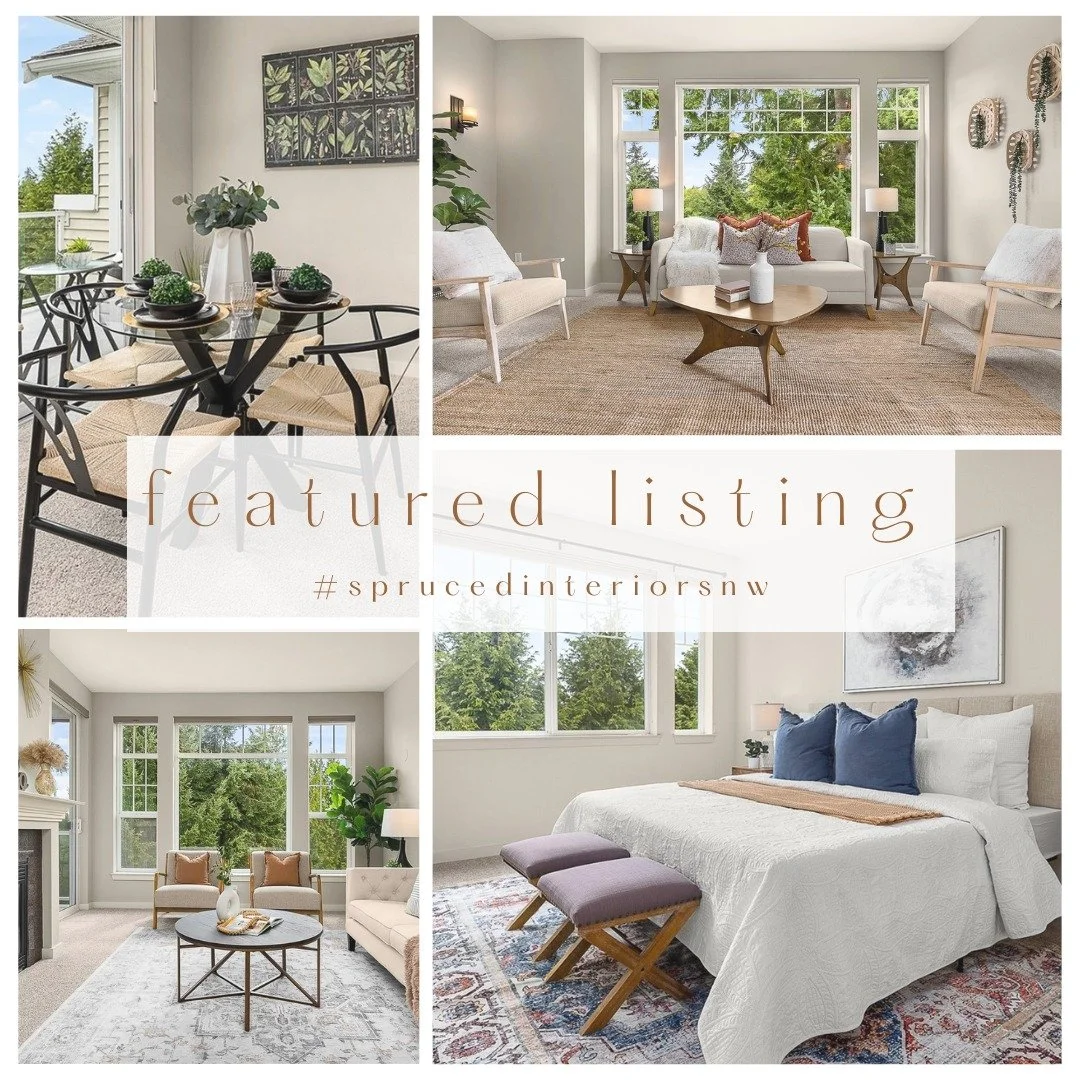 Couldn't ask for more than perfect gold course views from every window but this gorgeous condo delivers 🏠

#sprucedinteriorsnw #realestatehomestaging #mukilteo

Listed by Julie Peters | John L. Scott Snohomish
NWMLS 2415321
