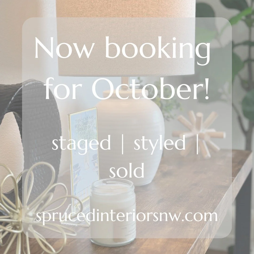 Happy Fall, our October books are open and ready to welcome the next selling season! Send us a message or visit our website to schedule! 🍂