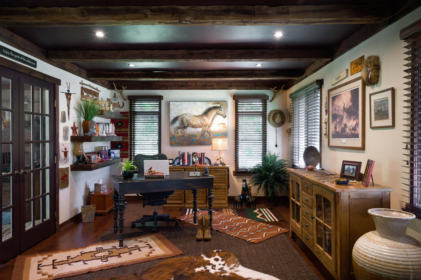 An Equestrian's Home Office