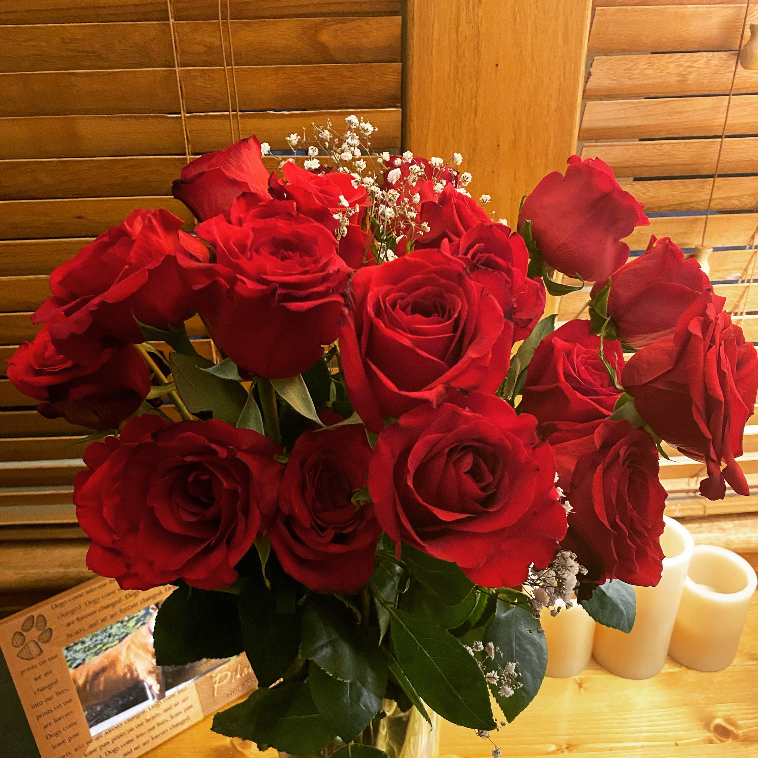 Sometime a guy likes roses