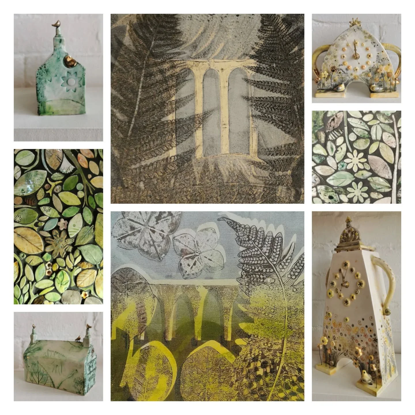 Summery things on a rainy day. 
All available from Salmagundi gallery , Calstock. 
Open 
Friday &amp; Saturdays 11.30 - 5 pm Sundays 11.30 - 4pm