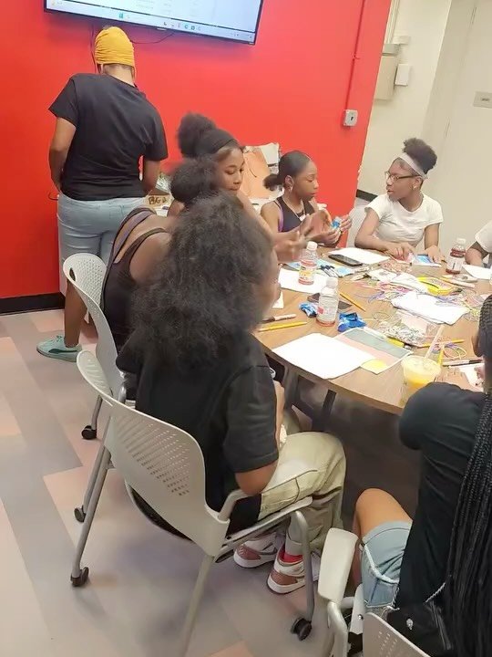 For our Black Girls Bliss Culture Day, our talented girls came together to design a vibrant DEI quilt, showcasing flags and colors from around the globe!  This beautiful project not only highlights their artistic skills but also fosters understanding